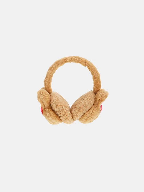 OREJERAS DE PELUCHE CON DISEÑO DE CONEJO C/U 1