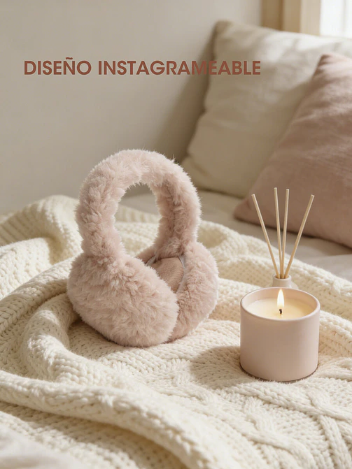 OREJERAS DE PELUCHE C/U 3
