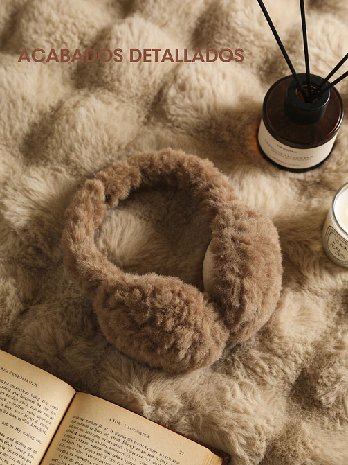 OREJERAS DE PELUCHE C/U 4