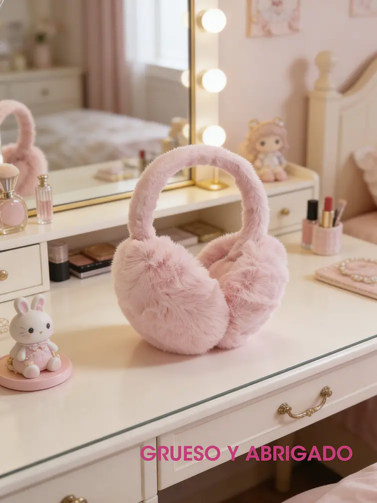 OREJERAS DE PELUCHE C/U 5