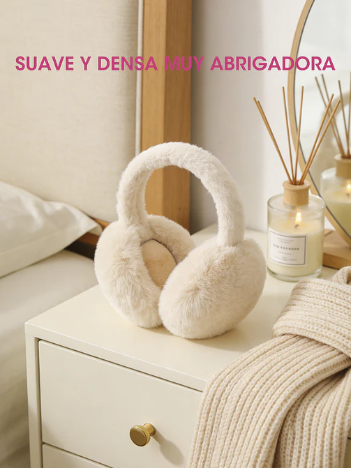 OREJERAS DE PELUCHE C/U 6