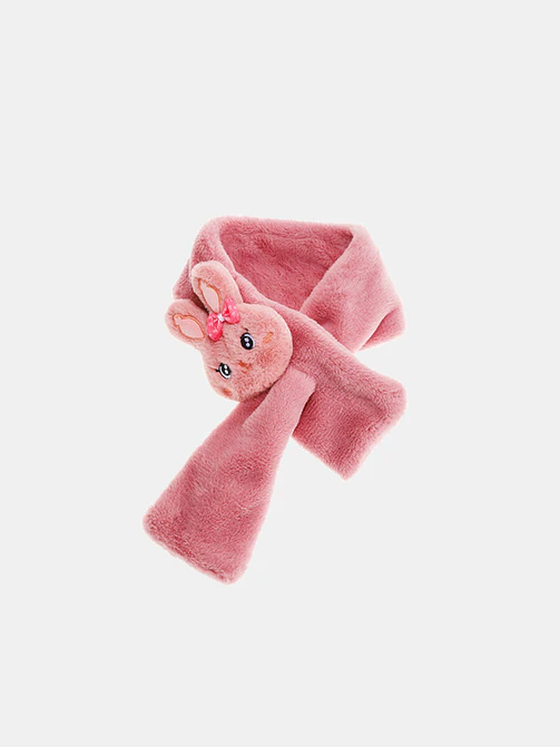 BUFANDA INFANTIL CON DISEÑO DE CONEJO C/U 1