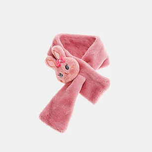 BUFANDA INFANTIL CON DISEÑO DE CONEJO C/U