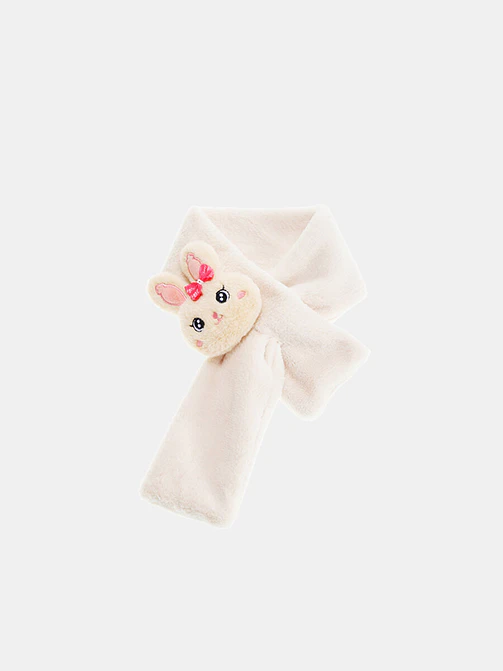 BUFANDA INFANTIL CON DISEÑO DE CONEJO C/U 3
