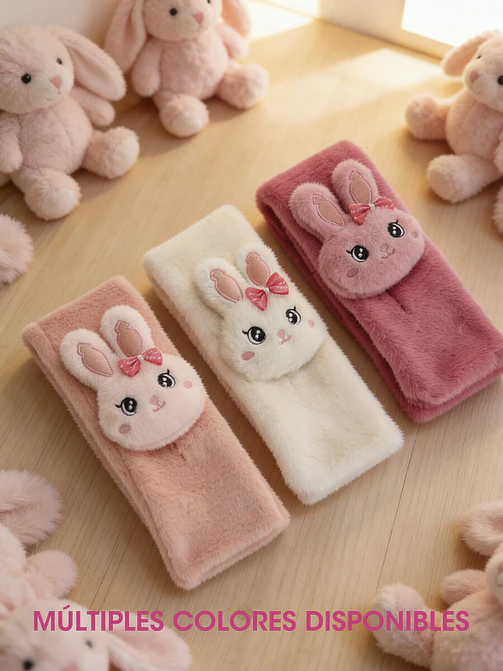 BUFANDA INFANTIL CON DISEÑO DE CONEJO C/U 6