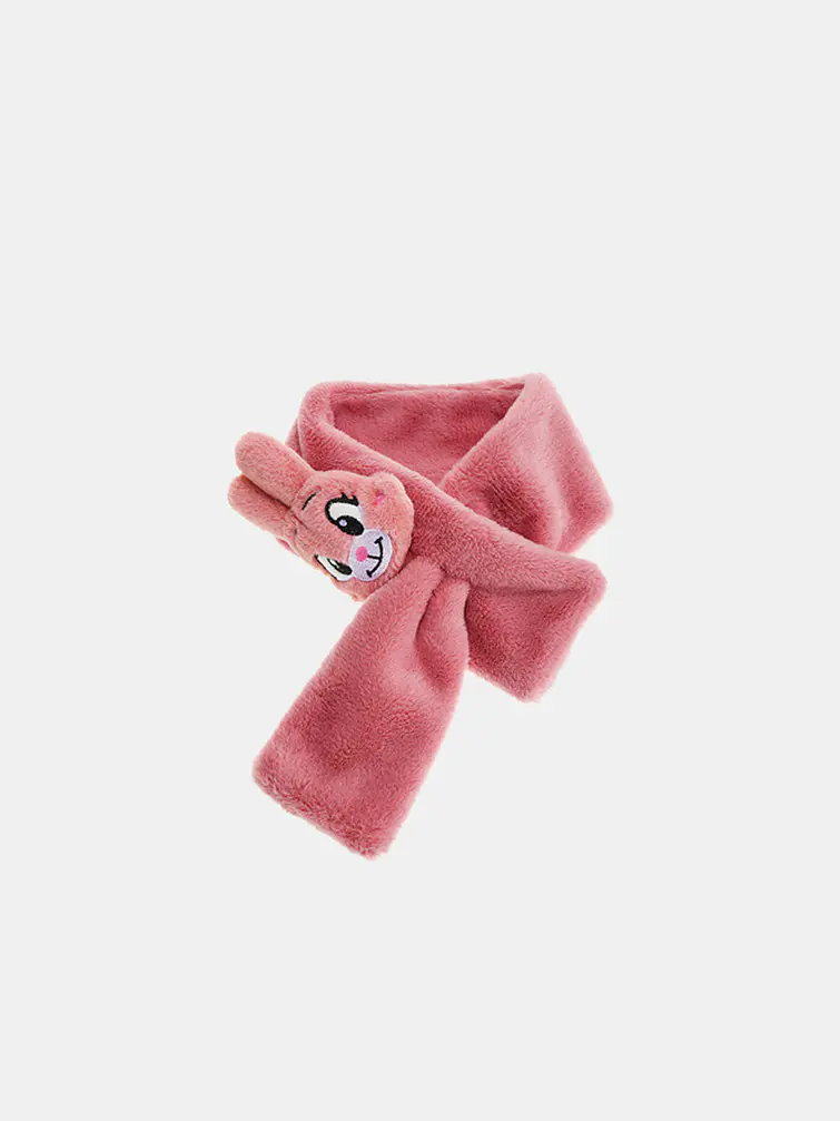 BUFANDA INFANTIL CON DISEÑO DE CONEJO C/U 2