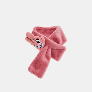 BUFANDA INFANTIL CON DISEÑO DE CONEJO C/U