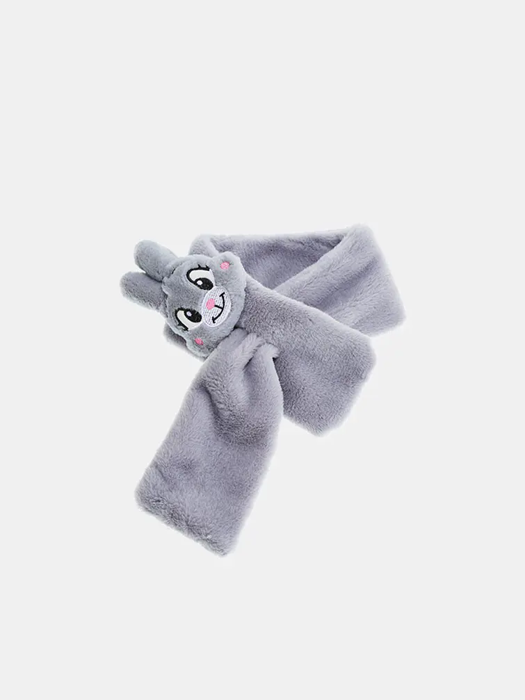 BUFANDA INFANTIL CON DISEÑO DE CONEJO C/U 3