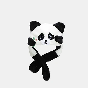GORRO DE PELUCHE PANDA C/U