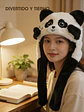 GORRO DE PELUCHE PANDA C/U - Miniatura 4