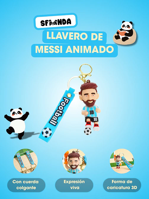 LLAVERO DE MESSI C/U 6