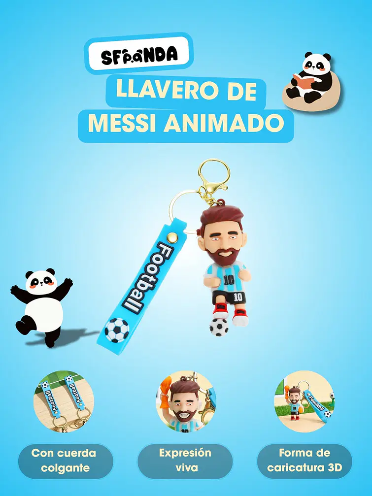 LLAVERO DE MESSI C/U 6