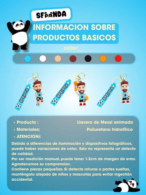 LLAVERO DE MESSI C/U 7