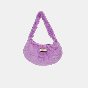 CARTERA DE PELUCHE CON DISEÑO LUNA C/U