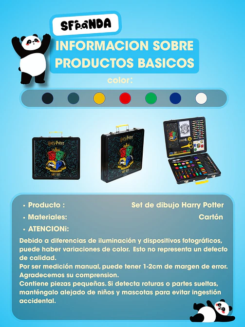 SET DE UTILES HARRY POTTER C/U 5