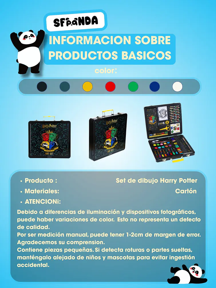 SET DE UTILES HARRY POTTER C/U 5