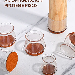 FUNDA PARA PIE DE MESA DE SILICONA PCS*4