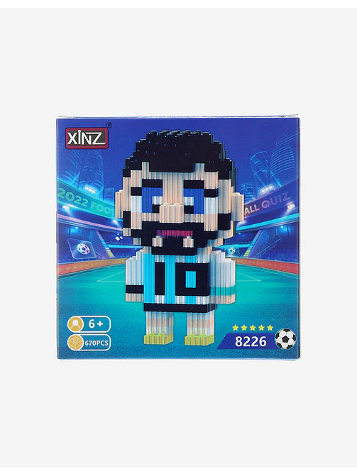 JUGUETE DE LADRILLOS MESSI C/U  1