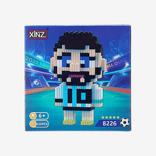 JUGUETE DE LADRILLOS MESSI C/U 