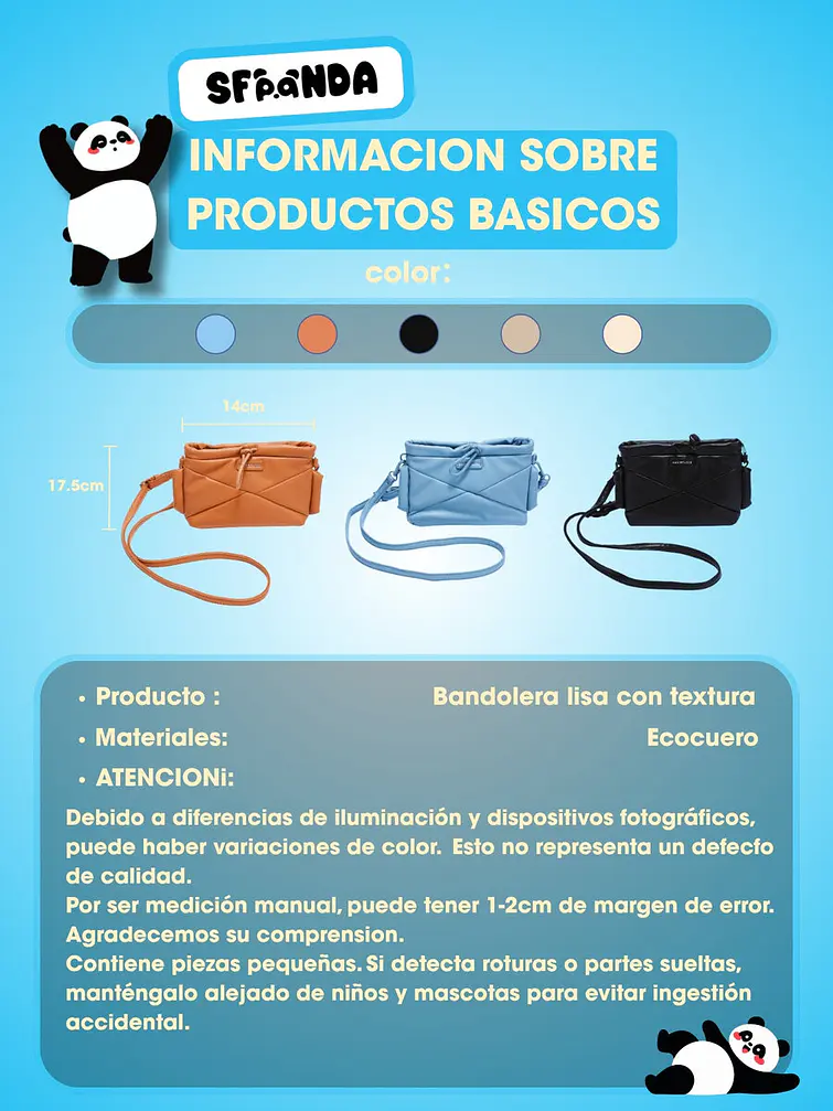 BANDOLERA ACOLCHADA C/U 9