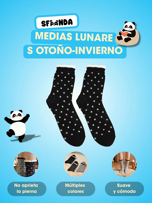MEDIAS DE INVIERNO CON DIBUJO C/U 5