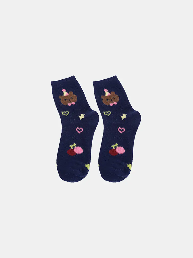 MEDIAS DE INVIERNO CON DIBUJO C/U 9