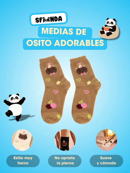 MEDIAS DE INVIERNO CON DIBUJO C/U 12