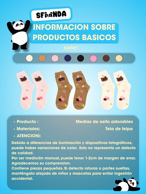 MEDIAS DE INVIERNO CON DIBUJO C/U 13
