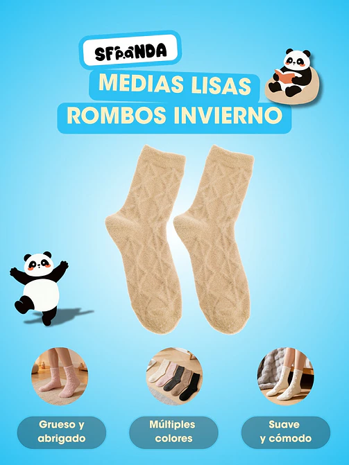 MEDIAS DE INVIERNO CON DIBUJO C/U 20
