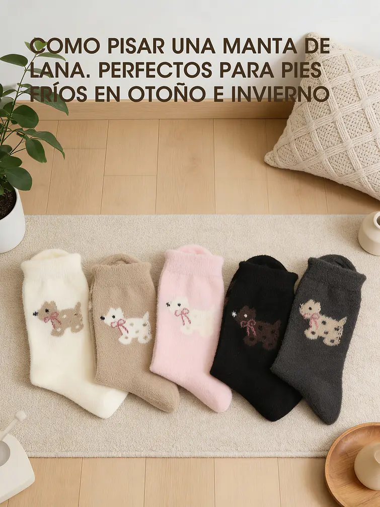 MEDIAS DE INVIERNO CON DIBUJO C/U 25
