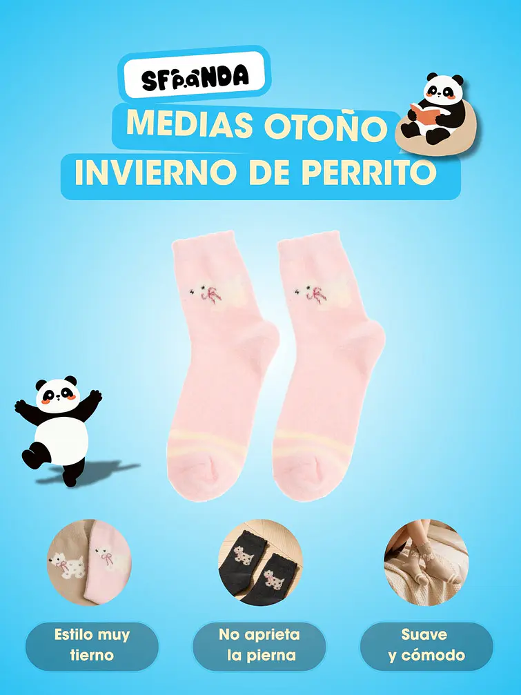 MEDIAS DE INVIERNO CON DIBUJO C/U 26