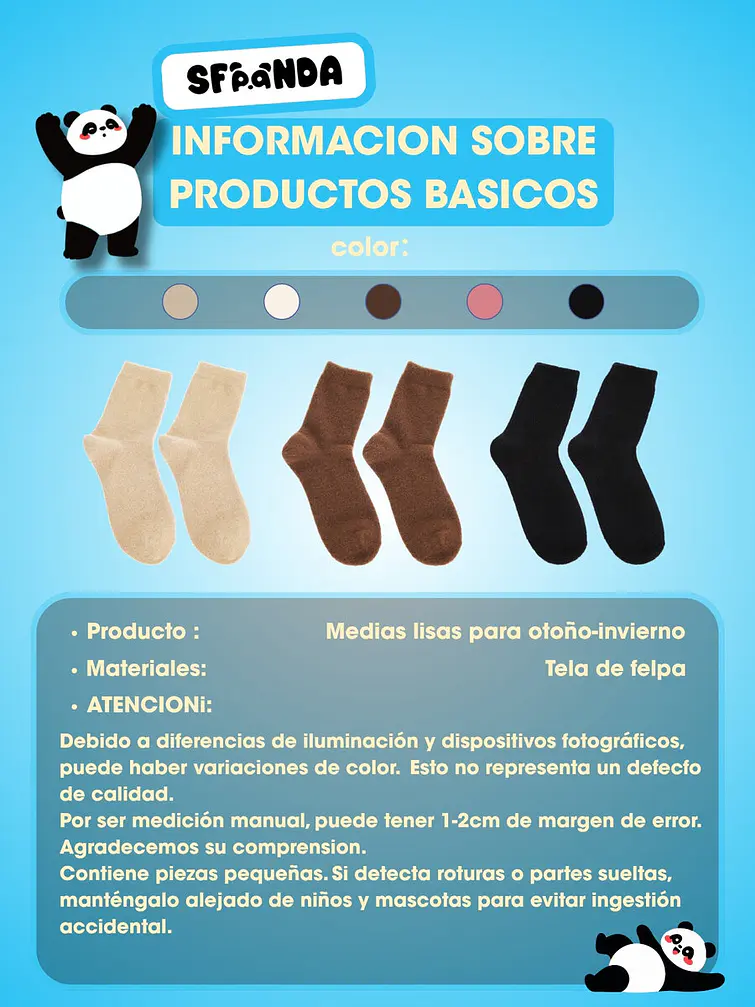 MEDIAS DE INVIERNO CON DIBUJO C/U 28