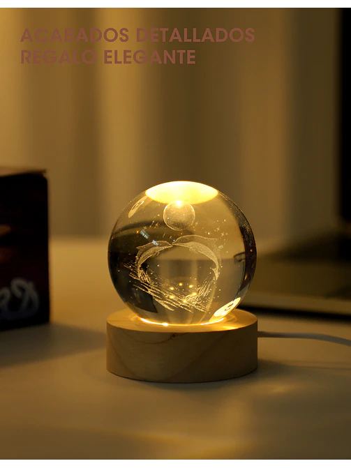 BOLA DE CRISTAL 6 CM C/U 2