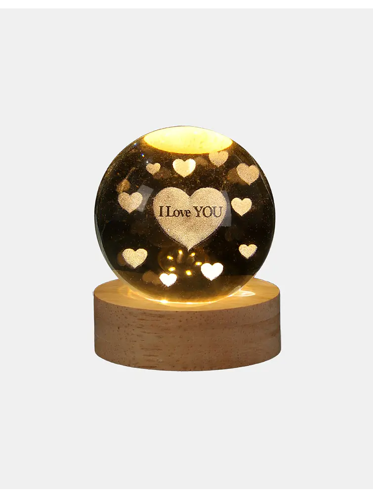 BOLA DE CRISTAL 6 CM C/U 1