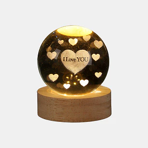 BOLA DE CRISTAL 6 CM C/U