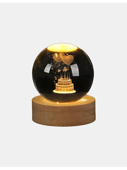BOLA DE CRISTAL 6 CM C/U 6