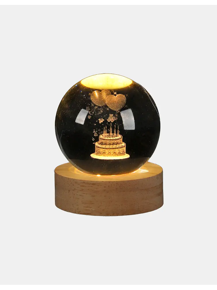 BOLA DE CRISTAL 6 CM C/U 6
