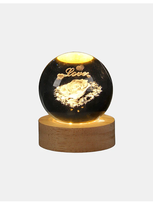 BOLA DE CRISTAL 6 CM C/U 7
