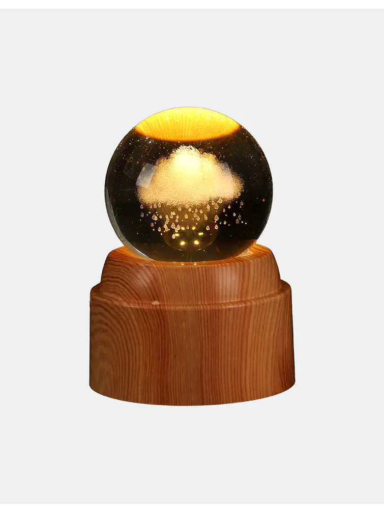 BOLA DE CRISTAL 6 CM C/U 4