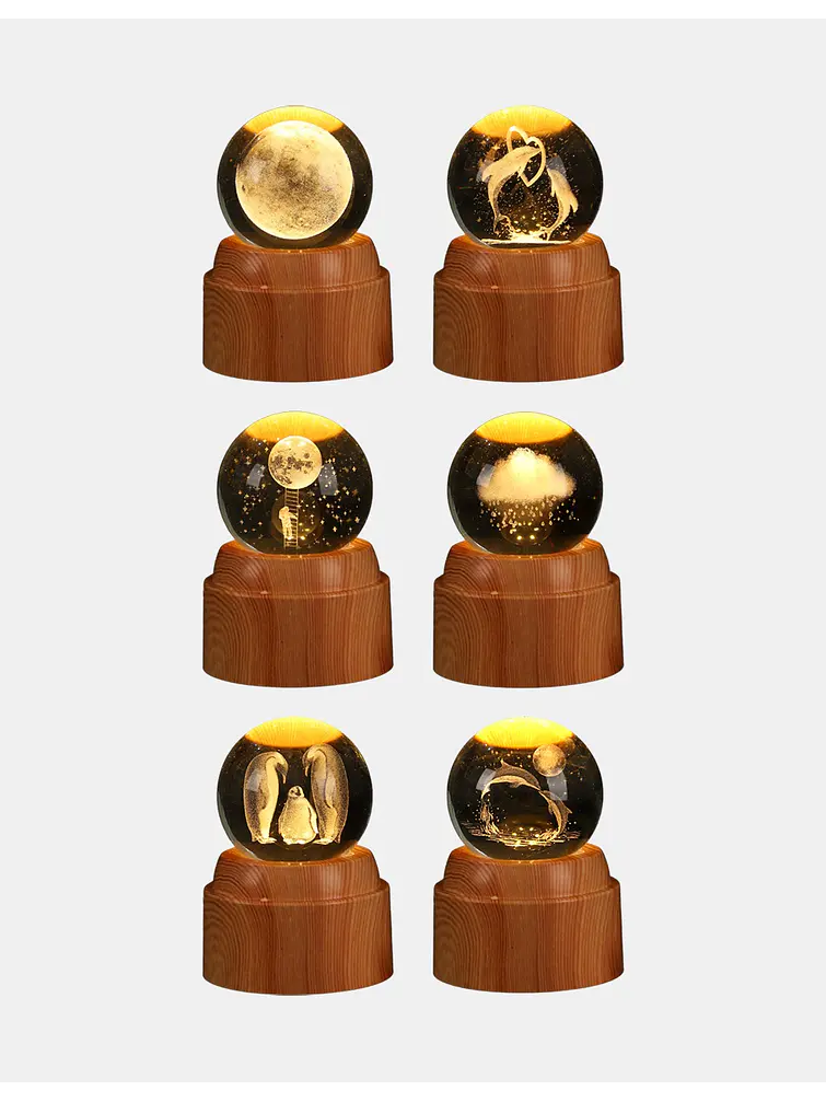 BOLA DE CRISTAL 6 CM C/U 10