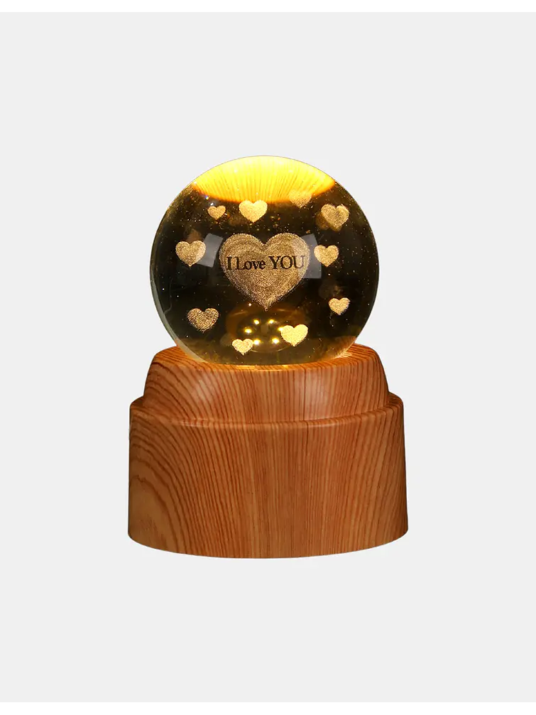 BOLA DE CRISTAL 6 CM C/U 3