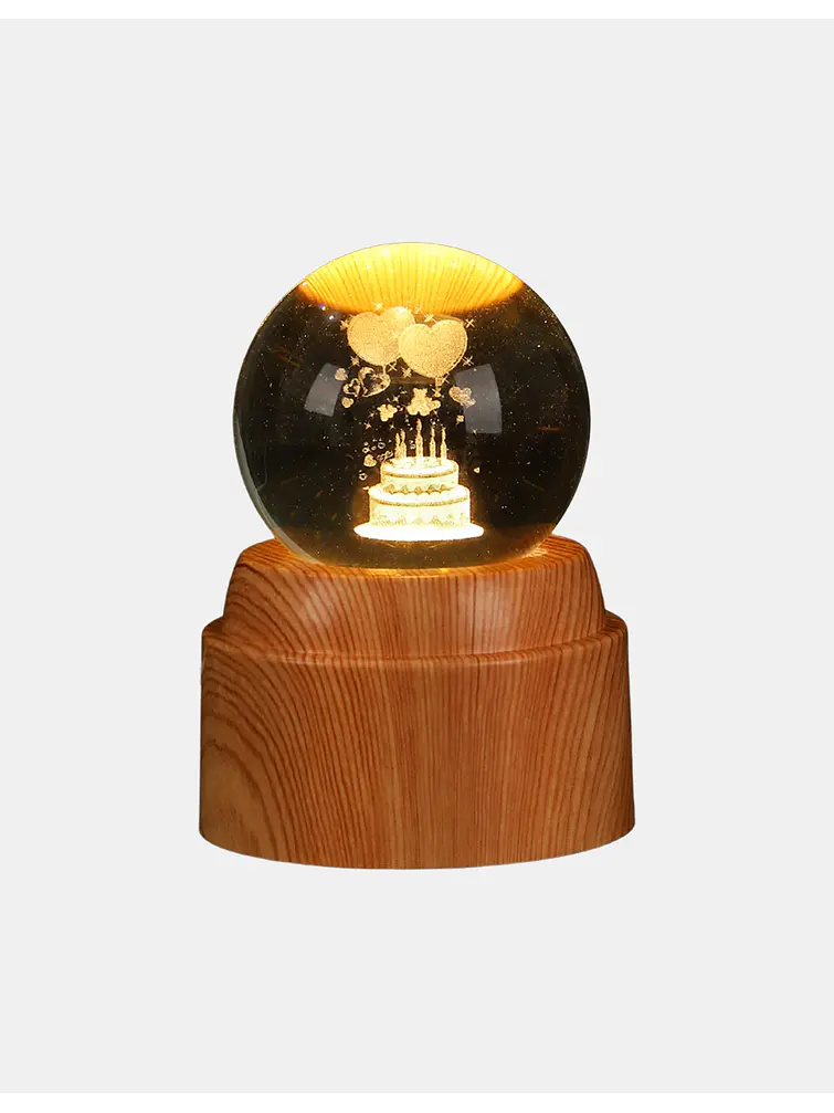 BOLA DE CRISTAL 6 CM C/U 5