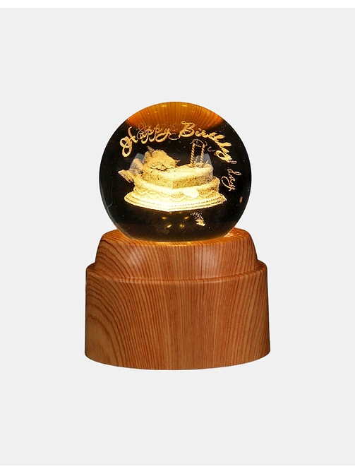 BOLA DE CRISTAL 6 CM C/U 7