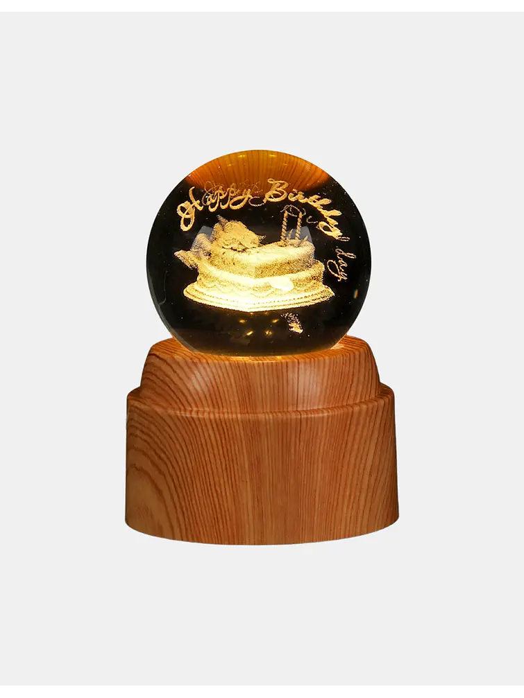 BOLA DE CRISTAL 6 CM C/U 7