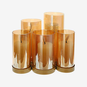 SET DE 5 VELAS LED C/U