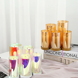 SET DE 5 VELAS LED C/U