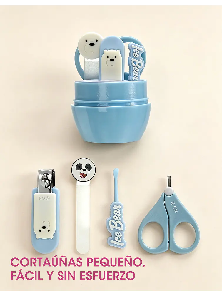 SET DE CORTAUÑAS C/U 5