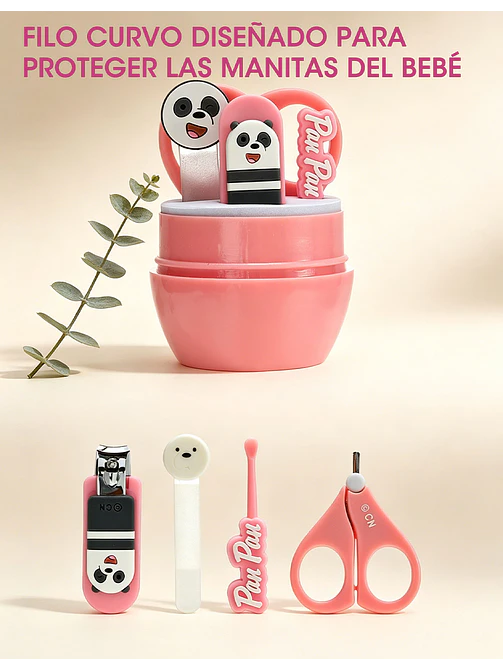 SET DE CORTAUÑAS C/U 6