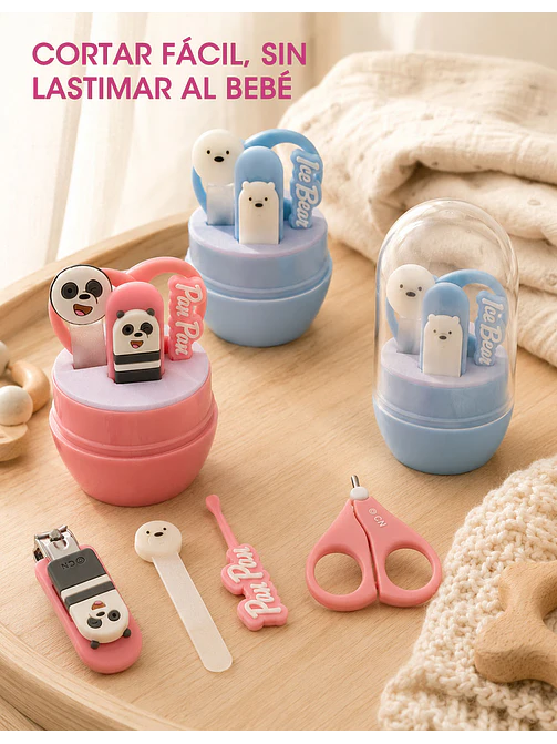 SET DE CORTAUÑAS C/U 7