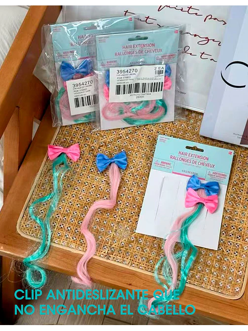 SET DE HEBILLAS DE PELO C/U 3